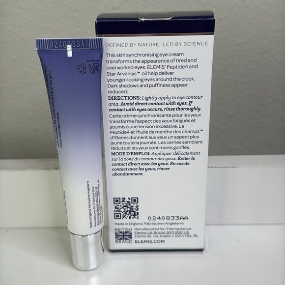 ELEMIS Peptide4 Eye Recovery Cream NWT Full Size 0.5 fl oz - Picture 4 of 4